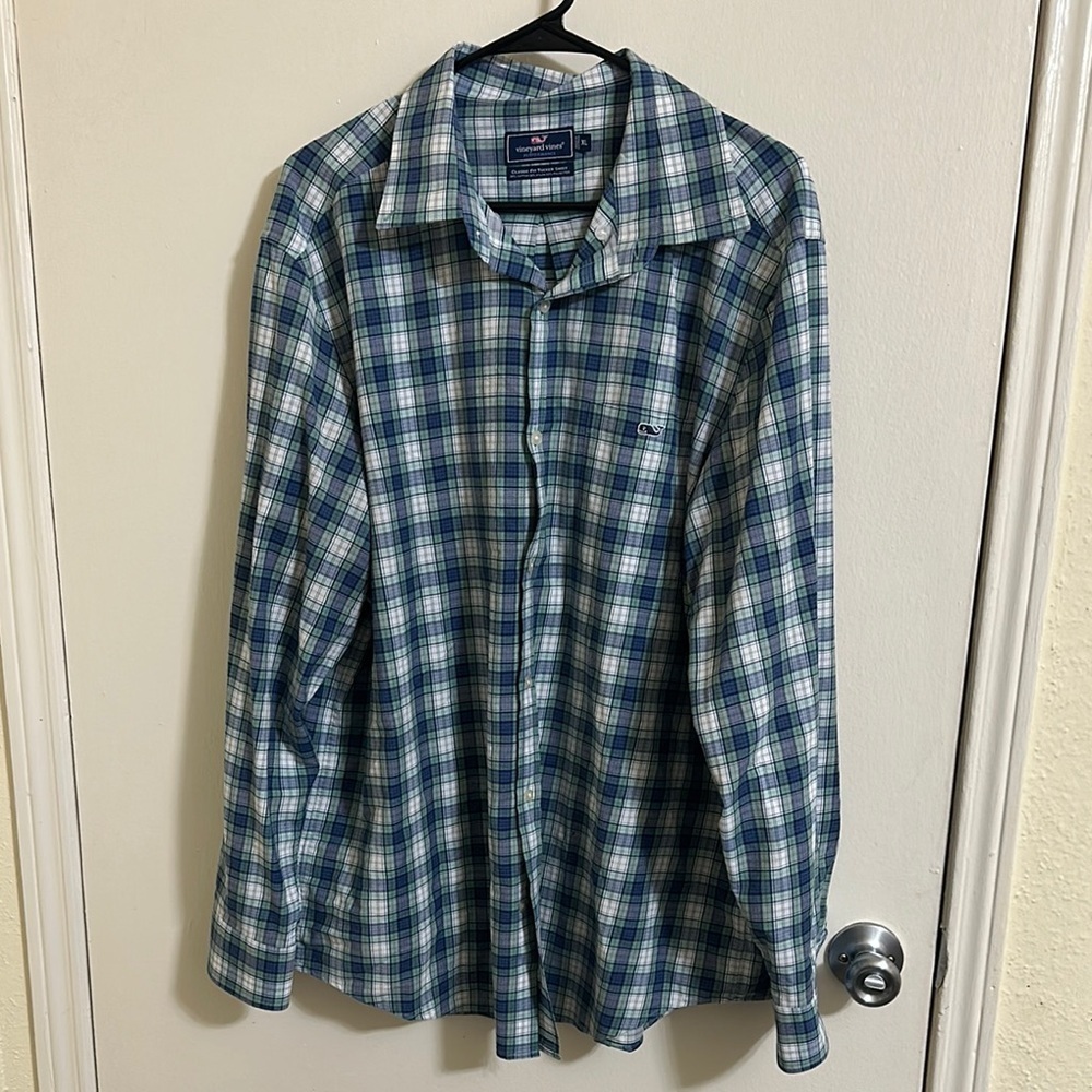 Vineyard Vines Performance Classic Fit Tucker‎ Shirt Long Sleeve Plaid